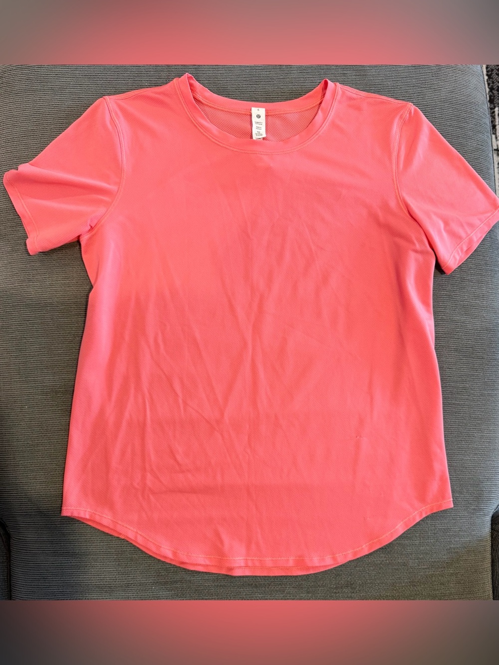 lululemon athletica Women’s Short-Sleeve Crew Top - Coral